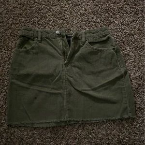 Green Miniskirt - forever 21